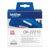 Taśma Oryginalna Brother DK-22210 (DK-22210) (Biały) (29 mm, 30,48 m) do Brother QL-700