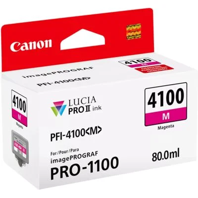 Tusz Oryginalny Canon PFI-4100 M (6779C001) (Purpurowy)