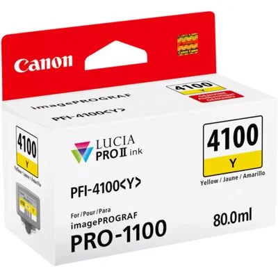 Tusz Oryginalny Canon PFI-4100 Y (6780C001) (Żółty)