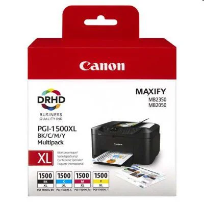 Tusze Oryginalne Canon PGI-1500 XL CMYK (9182B010) (komplet)