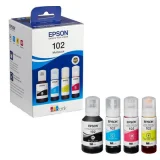 Tusze Oryginalne Epson 102 CMYK (C13T03R640) (komplet) do Epson EcoTank ET-2856