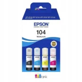 Tusze Oryginalne Epson 104 CMYK (C13T00P640) (komplet)