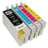 Tusze Zamienniki 407 CMYK do Epson (DT-AE-407 K) (komplet)